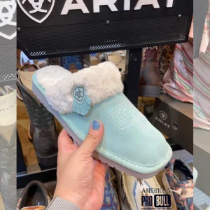 Pantufla Ariat Jackie Pony Menta