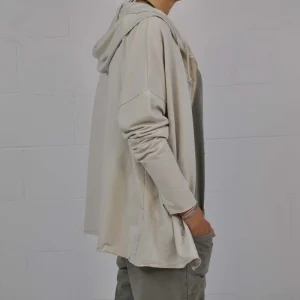 Chaqueta cremallera beige