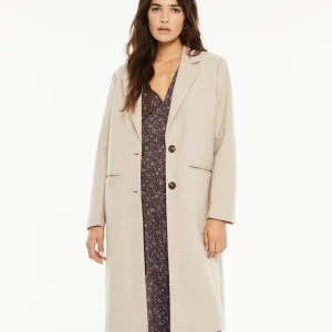 Abrigo largo bolsillos