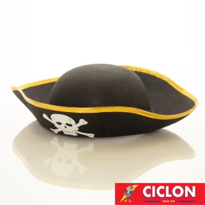 Sombrero Pirata Redondo Para Adulto
